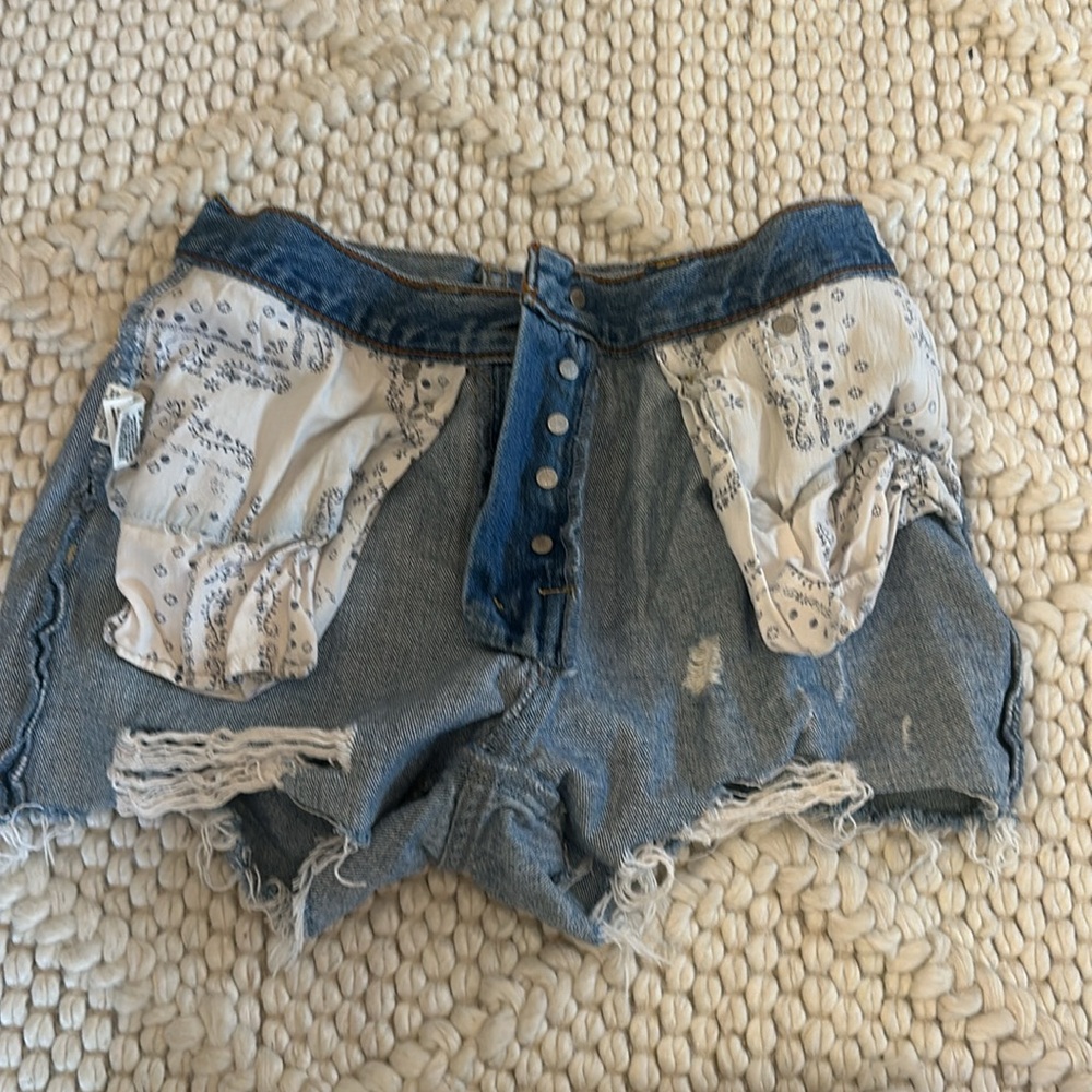 Free People Jean Shorts - Picture 4 of 6